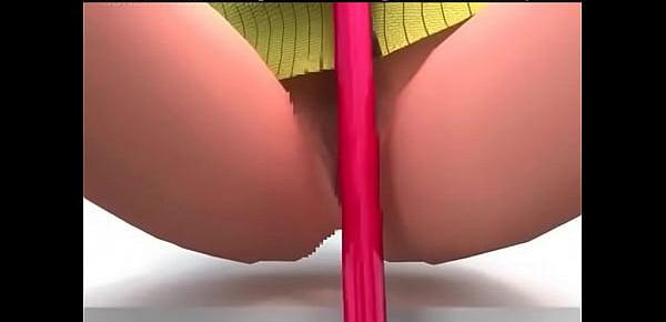  Anime Girl Sucks And Tit Fucks Horny Cock